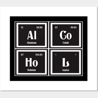 Alcohol | Periodic Table of Elements Posters and Art